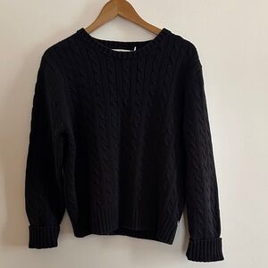 Tommy Hilfiger dark blue cotton Sweater